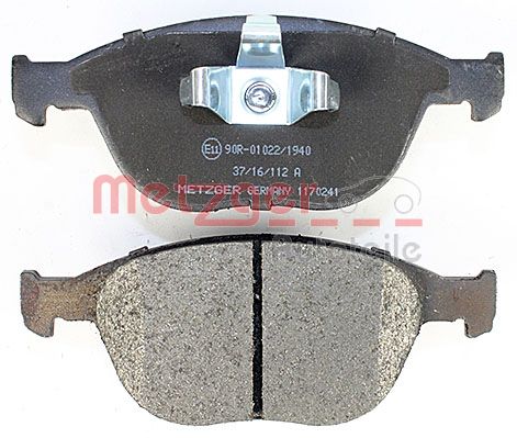 METZGER 1170241 Bremsbelagsatz, Scheibenbremse
